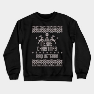 Merry Christmas IRAQ VETERAN Crewneck Sweatshirt